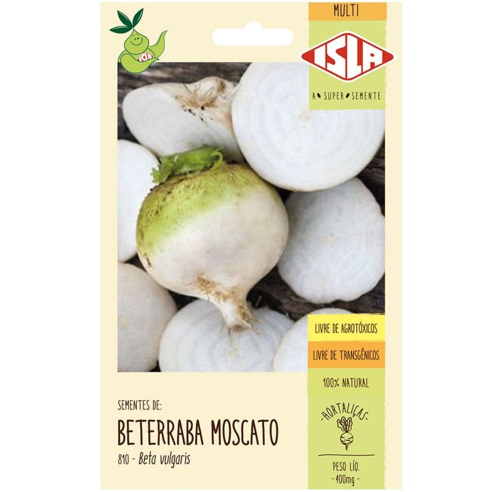 Sementes de Beterraba Moscato (Branca) ISLA
