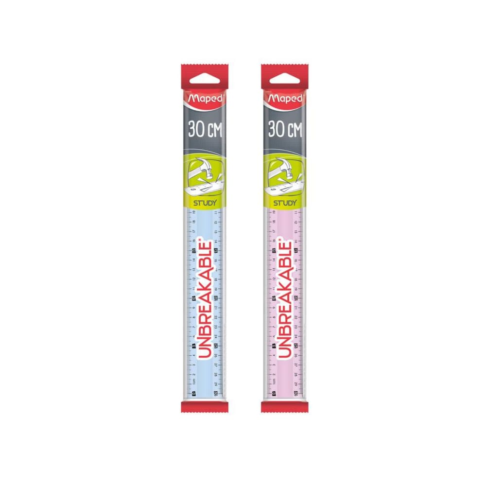Régua 30cm Maped - Inquebrável Study (Unidade)