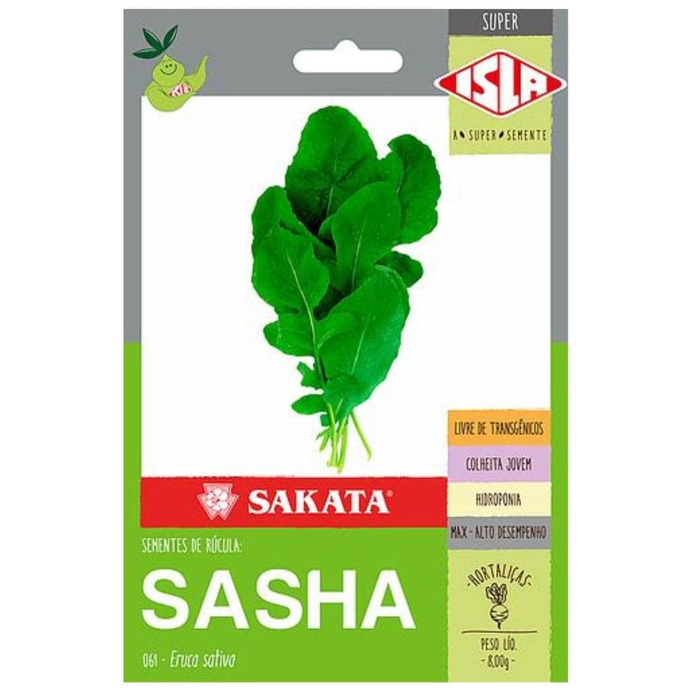 Sementes de Rúcula Sasha Super ISLA SAKATA