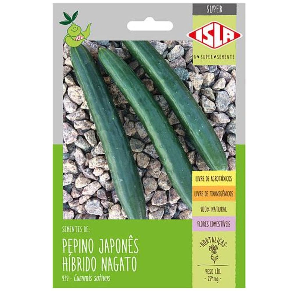 Sementes de Pepino Japonês Hibrido (Nagato) Super ISLA