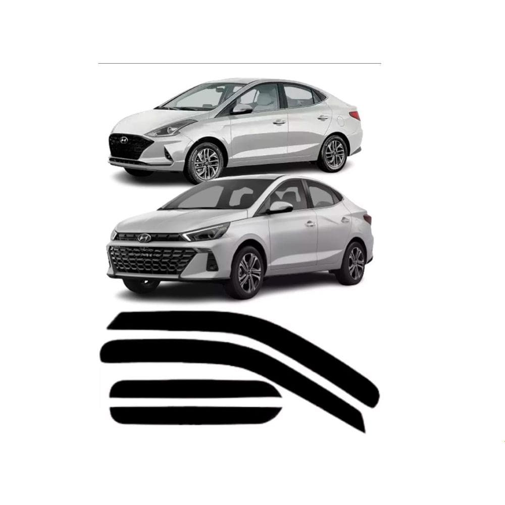 Calha De Chuva Ecoflex Hb20S Sedan Nova Geração