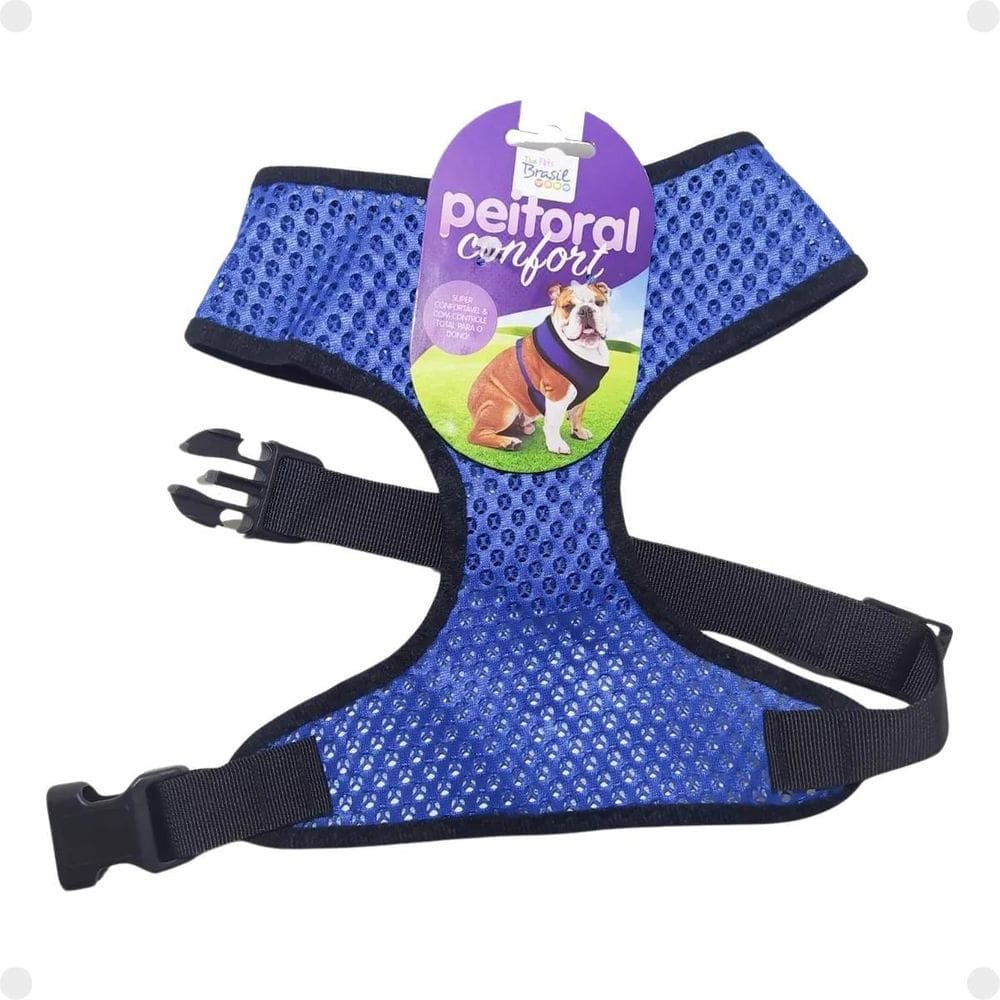 Peitoral Confort Extra Grande Azul