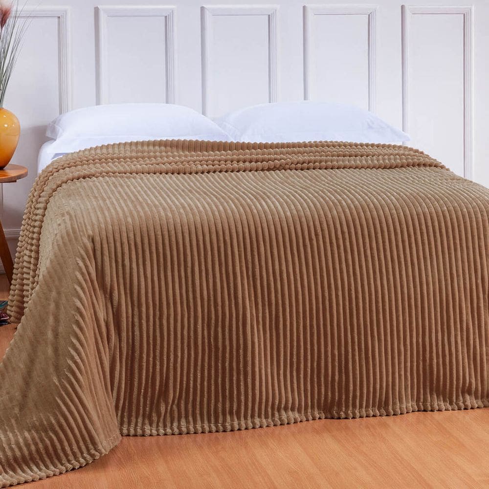Cobertor Casal MicrofibraCanelado Corduroy Andes