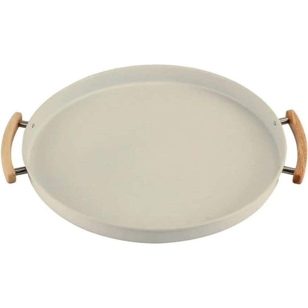 Bandeja com Alças Sense 41,5 x 37 x 3cm - Bege