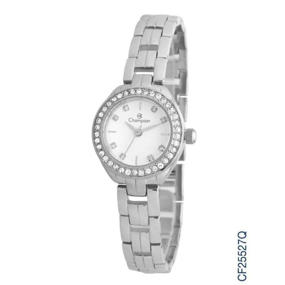 Relógio Feminino Champion Office 2 Cf25527Q Prata