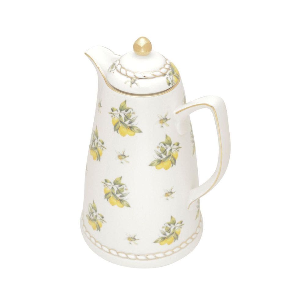 Garrafa Térmica De Porcelana Lemon