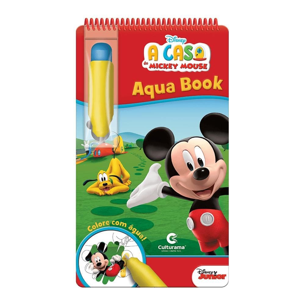 Aquabook Mickey Pintura Com Água
