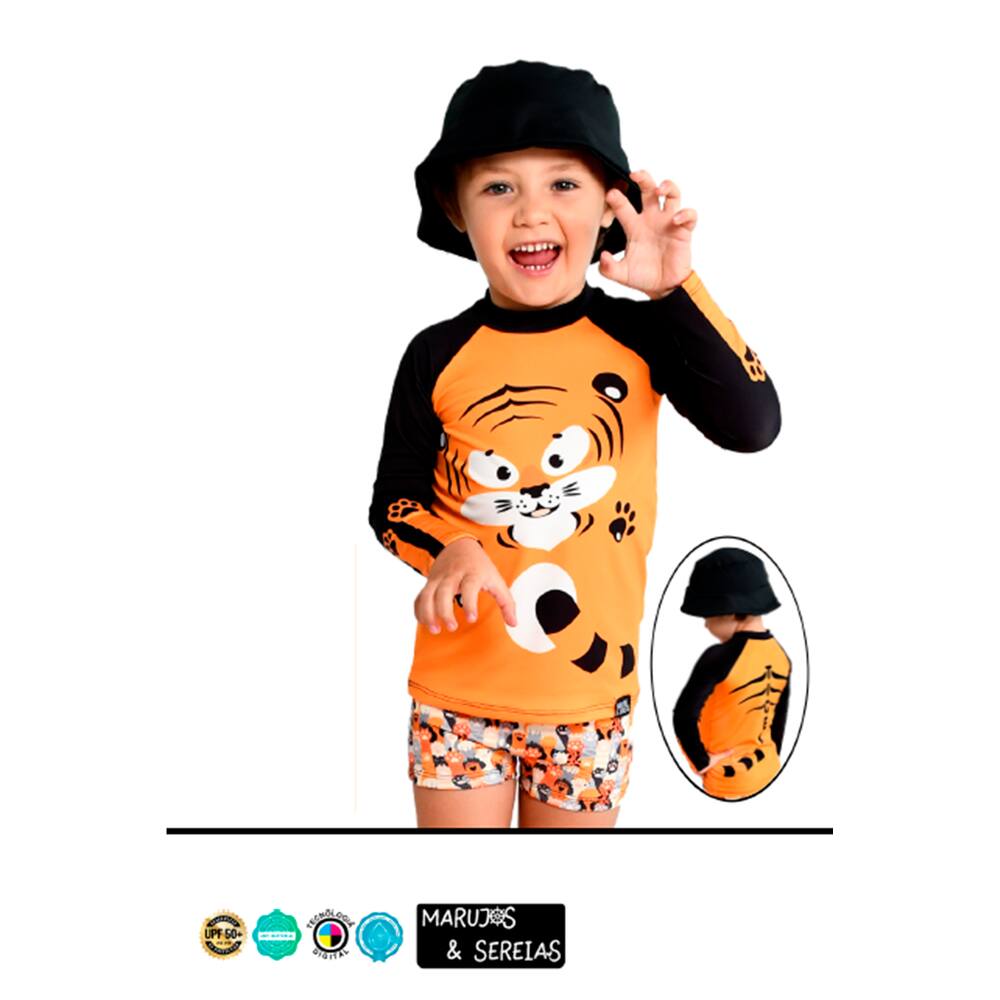 M640 Conjunto Mas Blusa/Sunga 1-2-3 - 002-Sublimado