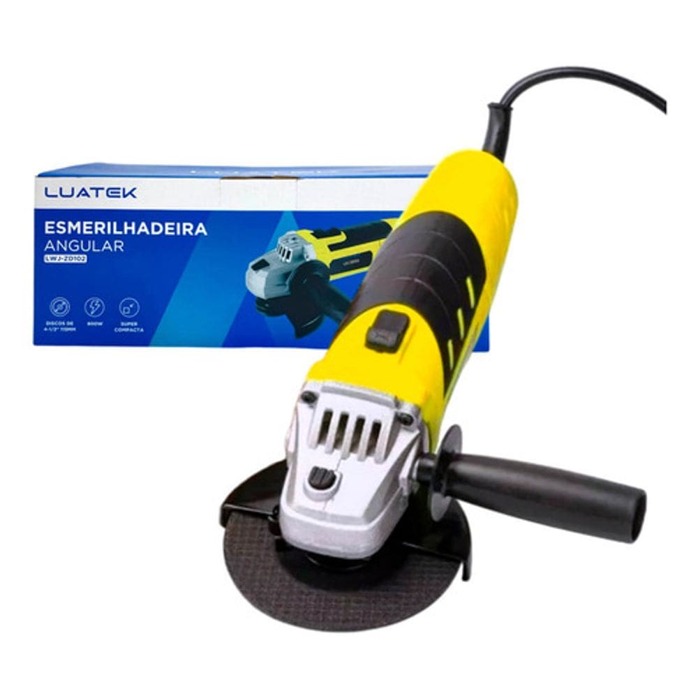 Esmerilhadeira Angular 800w Com Alta Velocidade 11.000 Rpm
