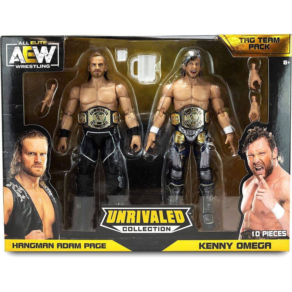 Pacote de Tag Team Action Figures AEW Unrivaled Collection