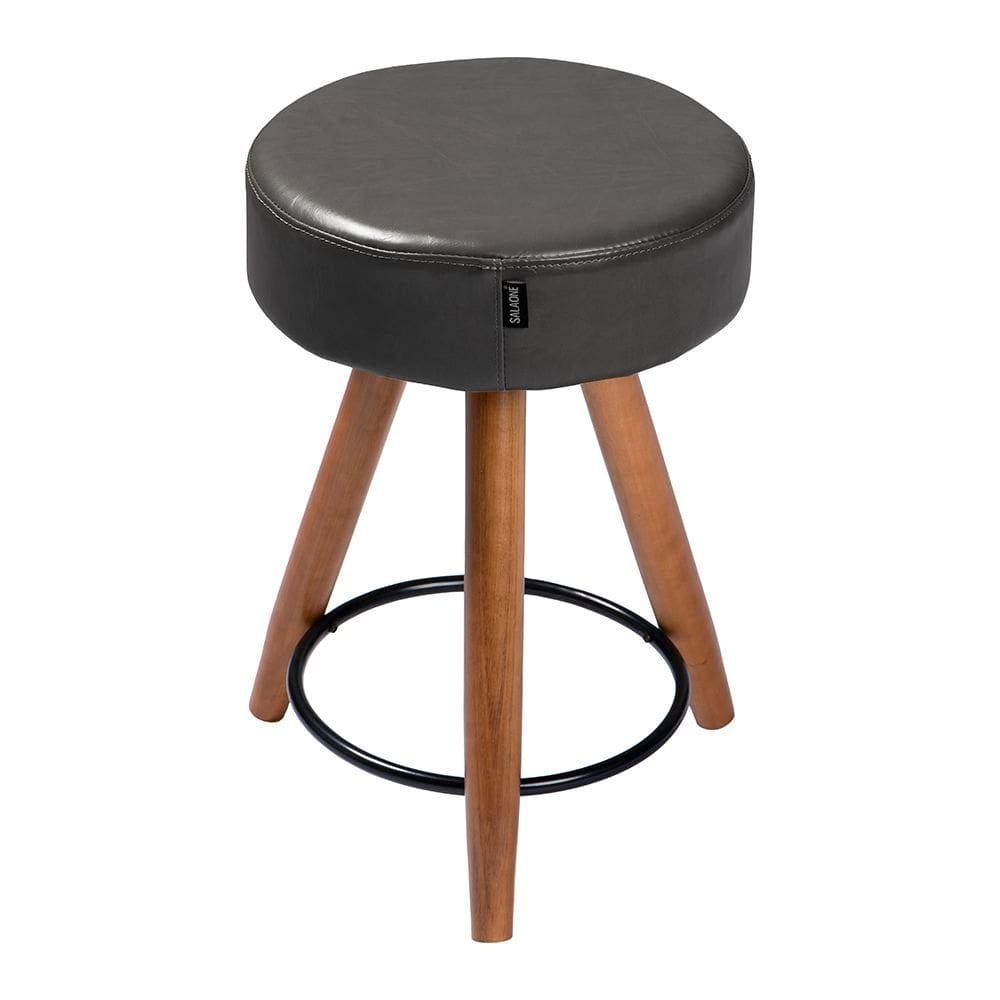 Bancos/Banqueta Estofada Baixa Confortável Sala Cozinha Pés Palito Paris 50 cm