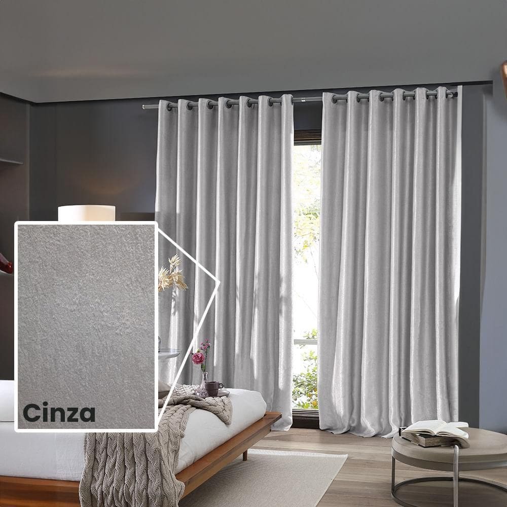 Cortina Sala / Quarto Corta Luz 2,6 X 1,7- Bella Janela