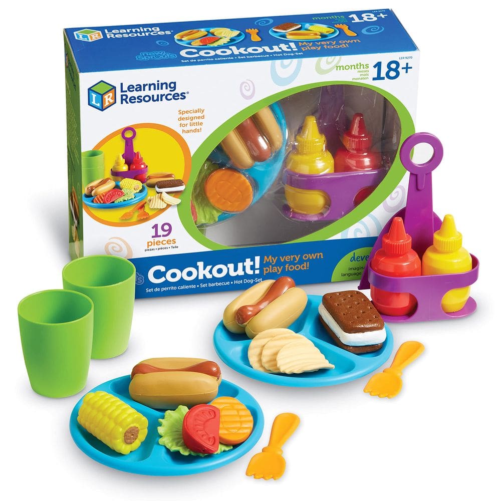 Conjunto de churrasco | Recursos de aprendizagem | New Sprouts Cookout! 19 peças