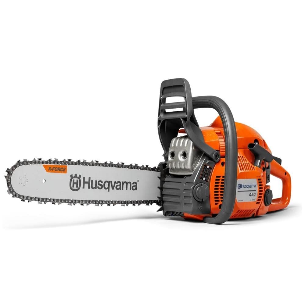 Motosserra Gasolina Husqvarna 450-II 50,2CC Sabre 18” 36 Dentes