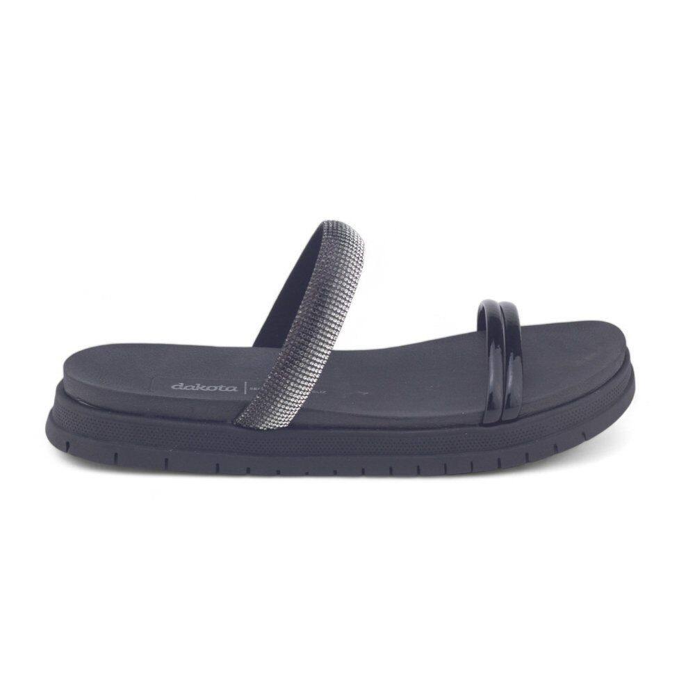 Chinelo Papete Feminino Dakota Y7722 brilhos Strass
