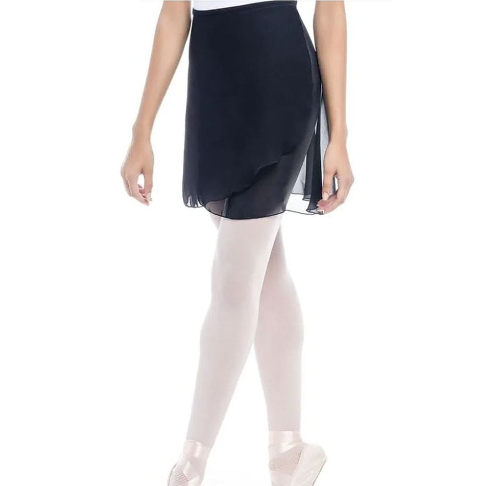 Saia Ballet Só Dança Transpassada Crepe 5173 Adulto