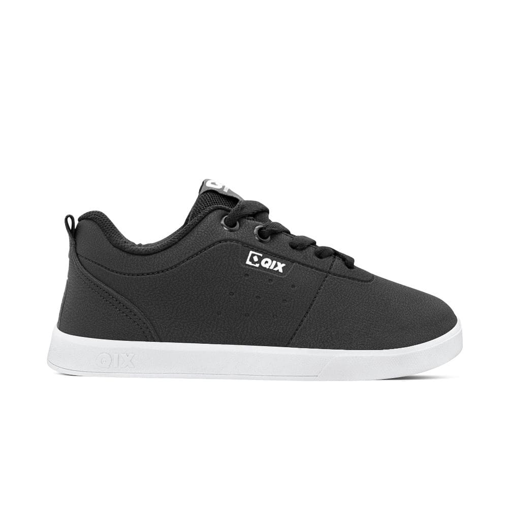 Tênis Qix Infantil Sintético Fly | Preto Branco