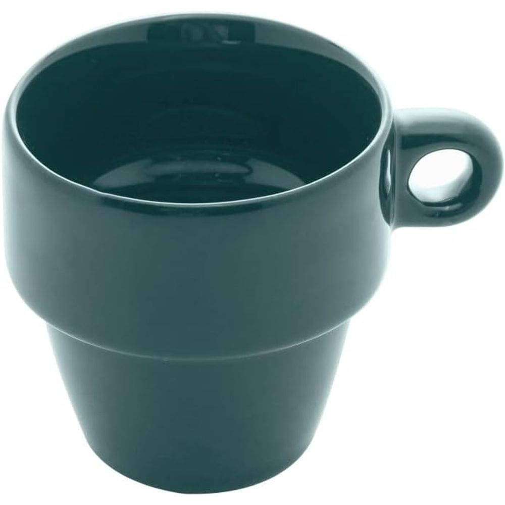 Xícara Caneca Empilhável Chá Café Cerâmica 210ml Decoração