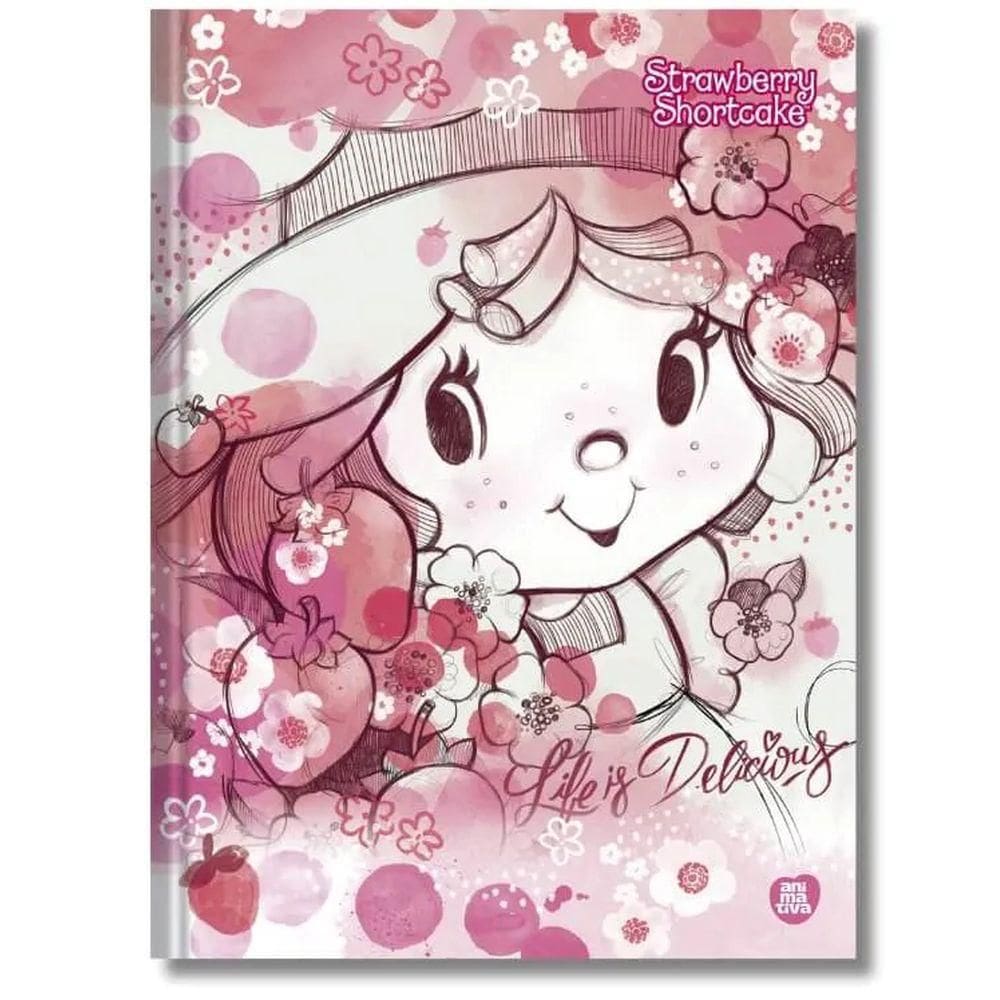 Caderno Univ. Brochura 160fls Moranguinho Capa 3 - Animativa