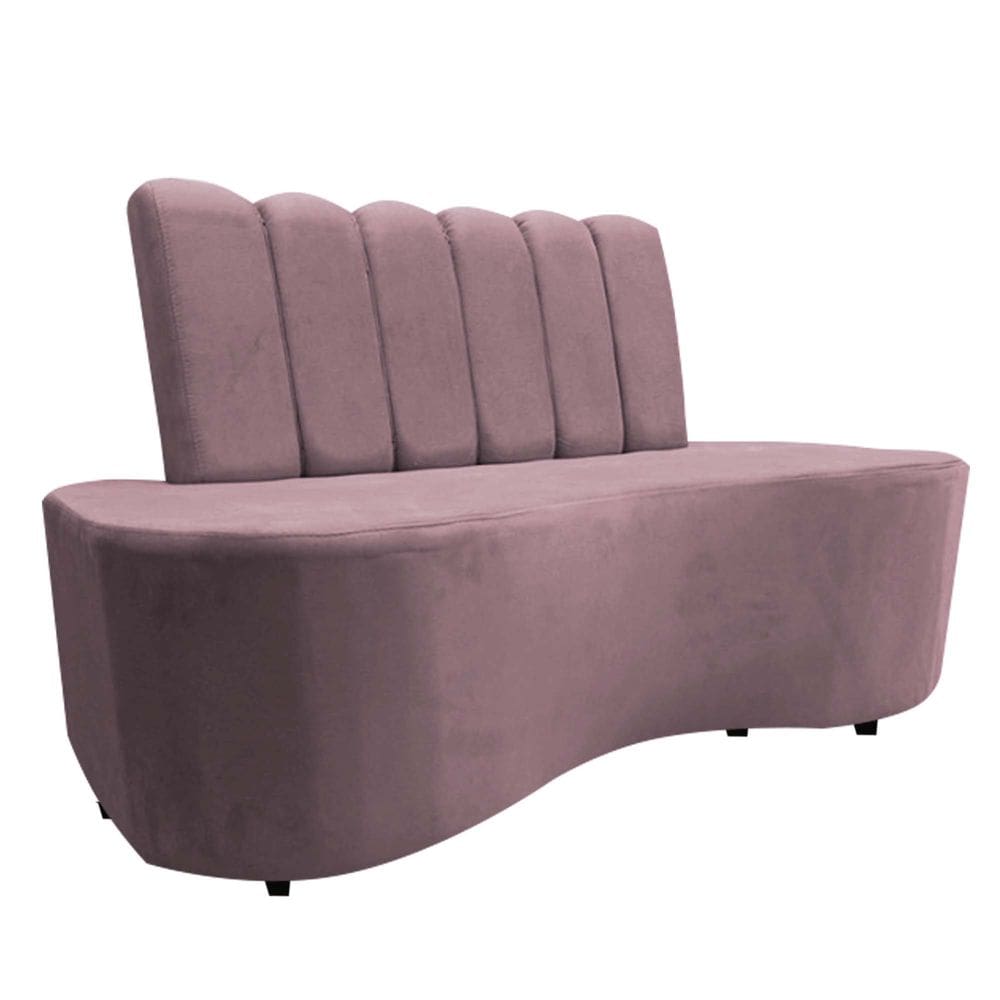 Sofa Curvo Feijão Organico Lisboa Rose