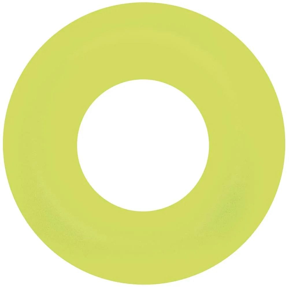 Boia Infantil Inflável Redonda Plástica Verde Neon 90cm - Mor