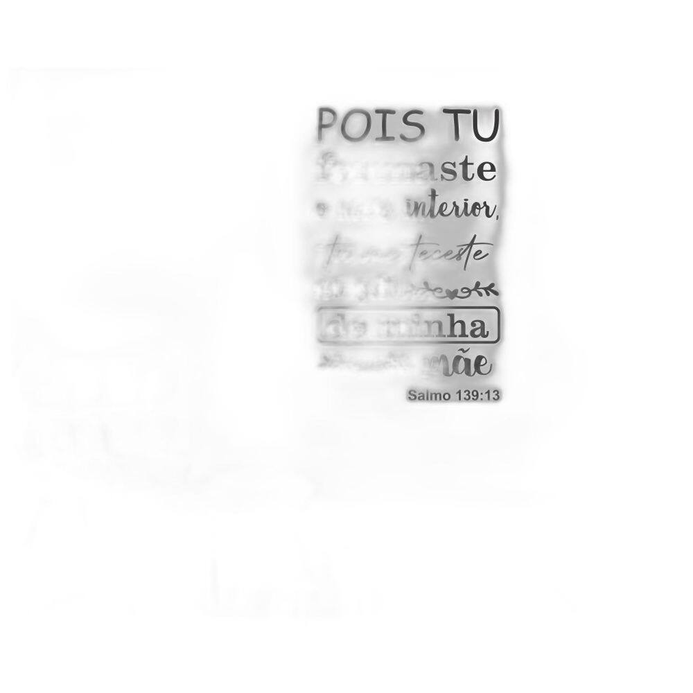 Adesivo De Parede Decorativo Frases Versiculos Salmo 139