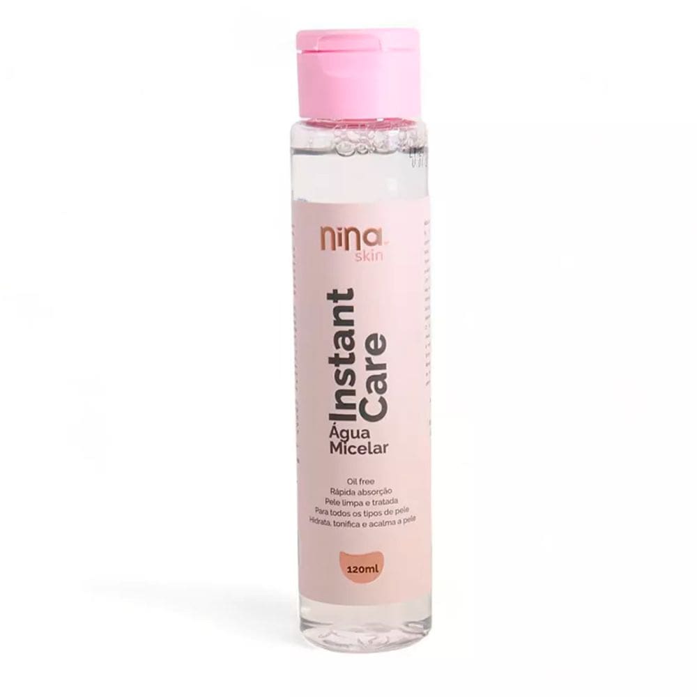 Agua Micelar Instant Care - Nina Makeup