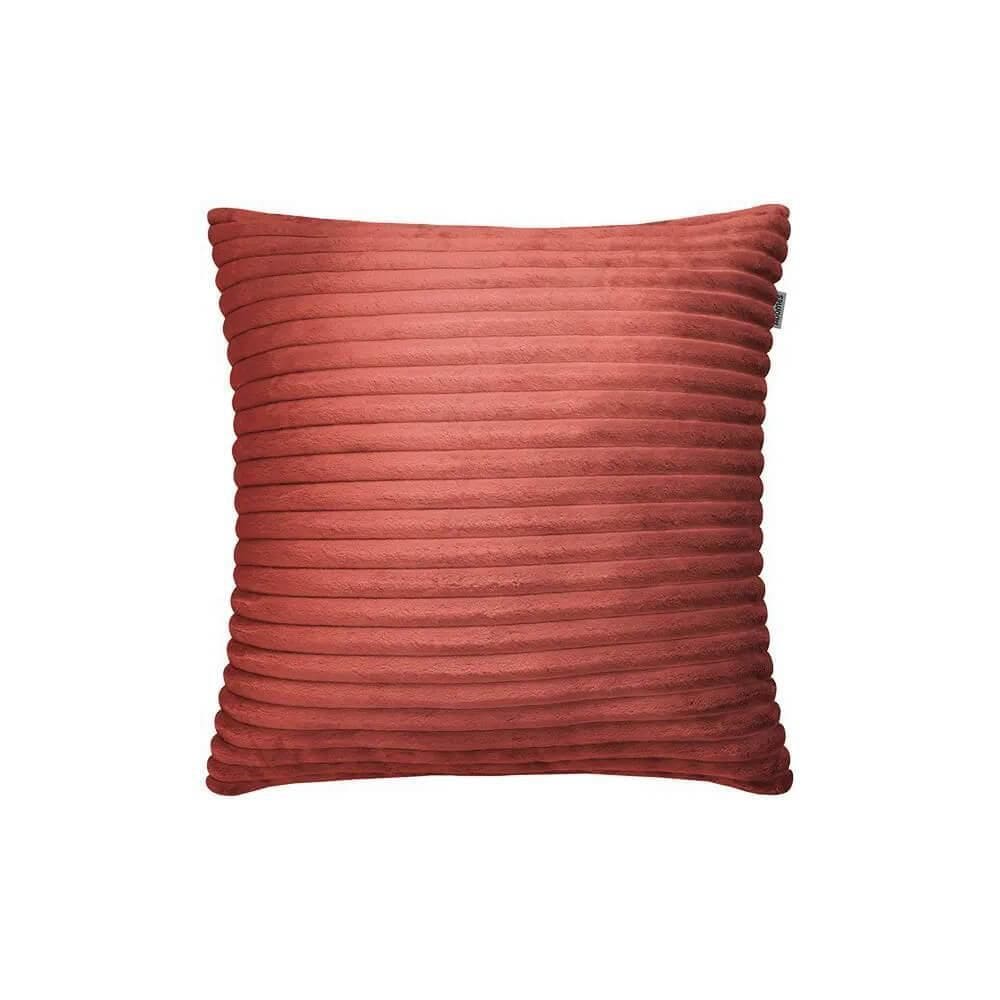 Capa Almofada Decorativa Flannel 45 X 45 - Adomes Terracota