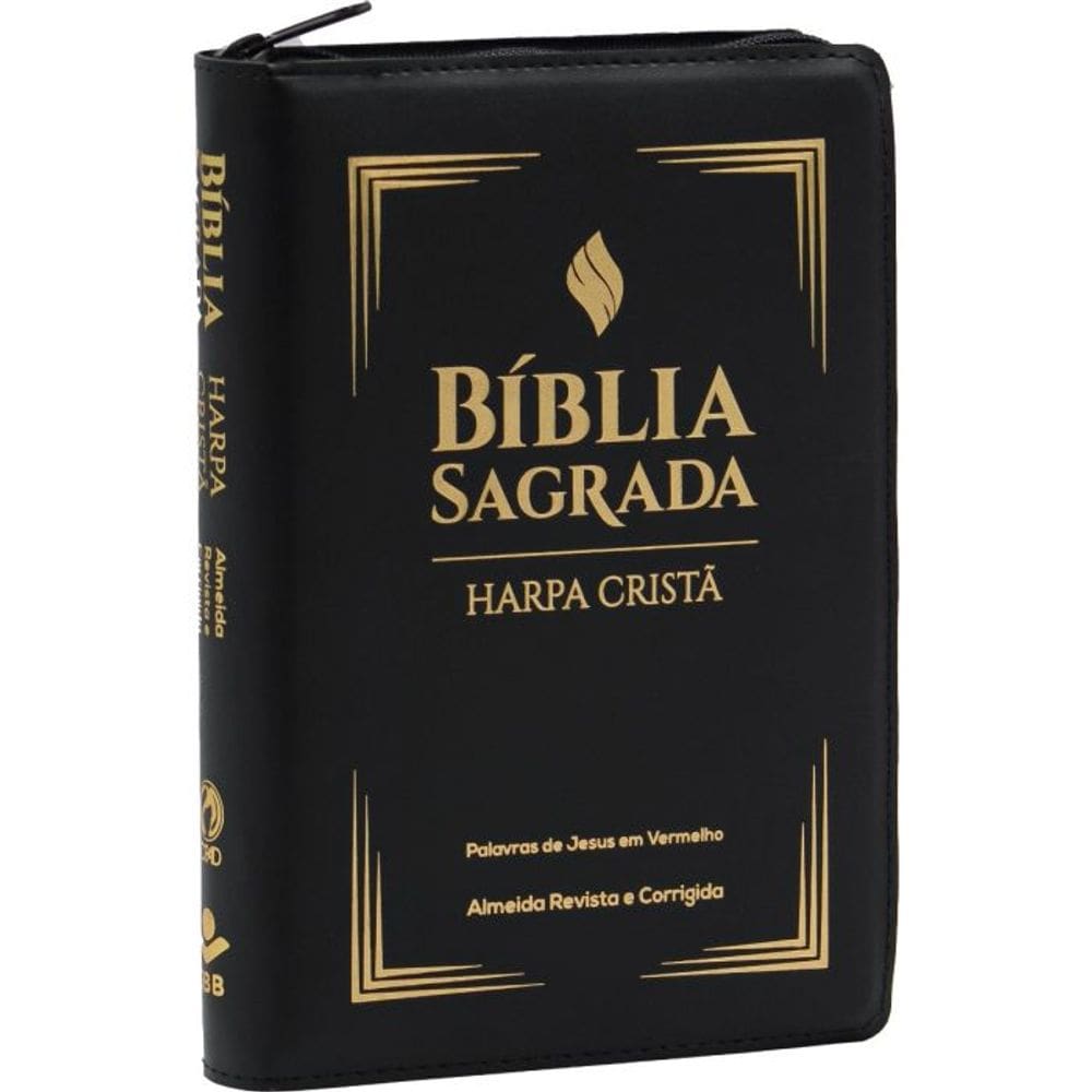 Bíblia Sagrada Lt Grande Letras Vermelhas e Harpa Cristã SBB