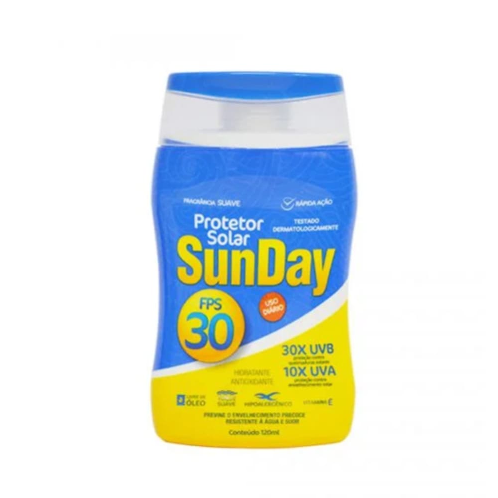 Protetor Solar Sunday Fps30 120Ml