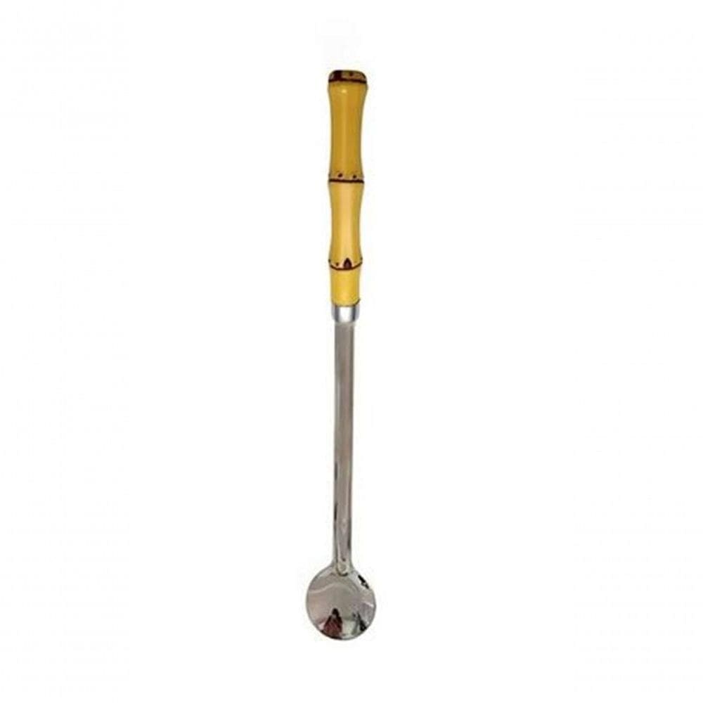 Colher Para Jarra Suco Bambu Inox - Colher Bailarina