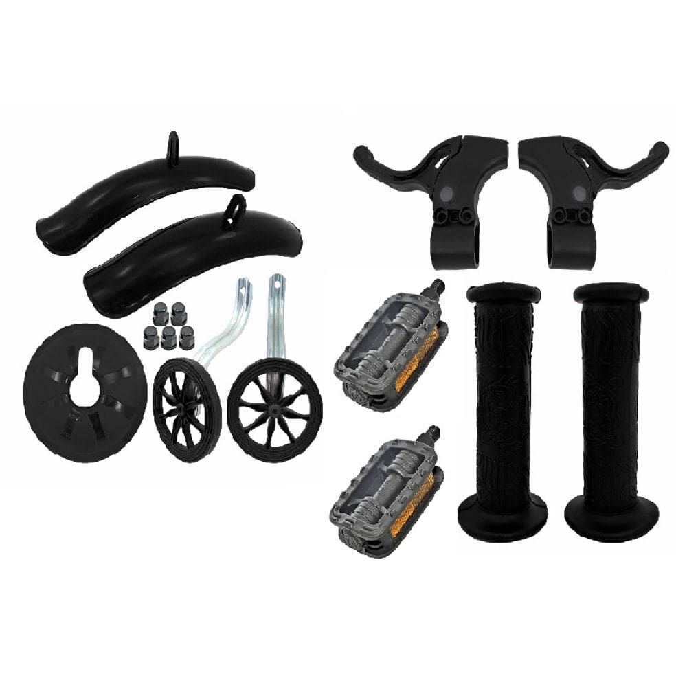 KIT ARO 16` COMPLETO Com PEDAL E COROA PRETO PRETO AMR