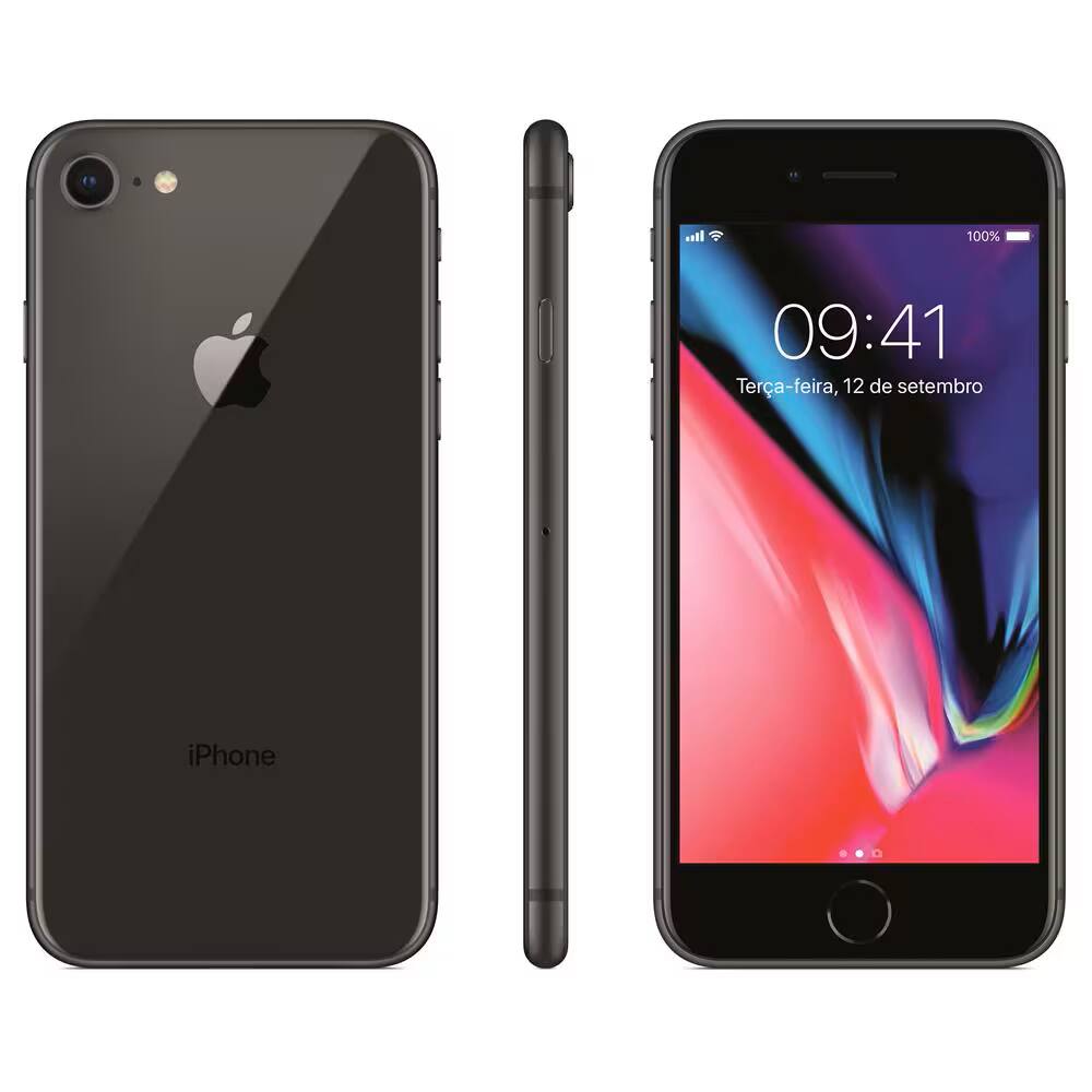 REEMBALADO: iPhone 8 Apple 256GB Tela Retina HD | Extra