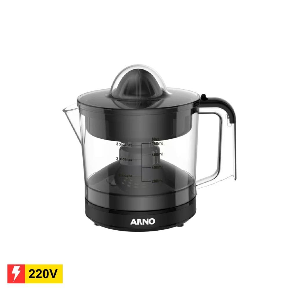 REEMBALADO: Espremedor de Frutas Arno Suco Express CP31 40W Preto - 220V