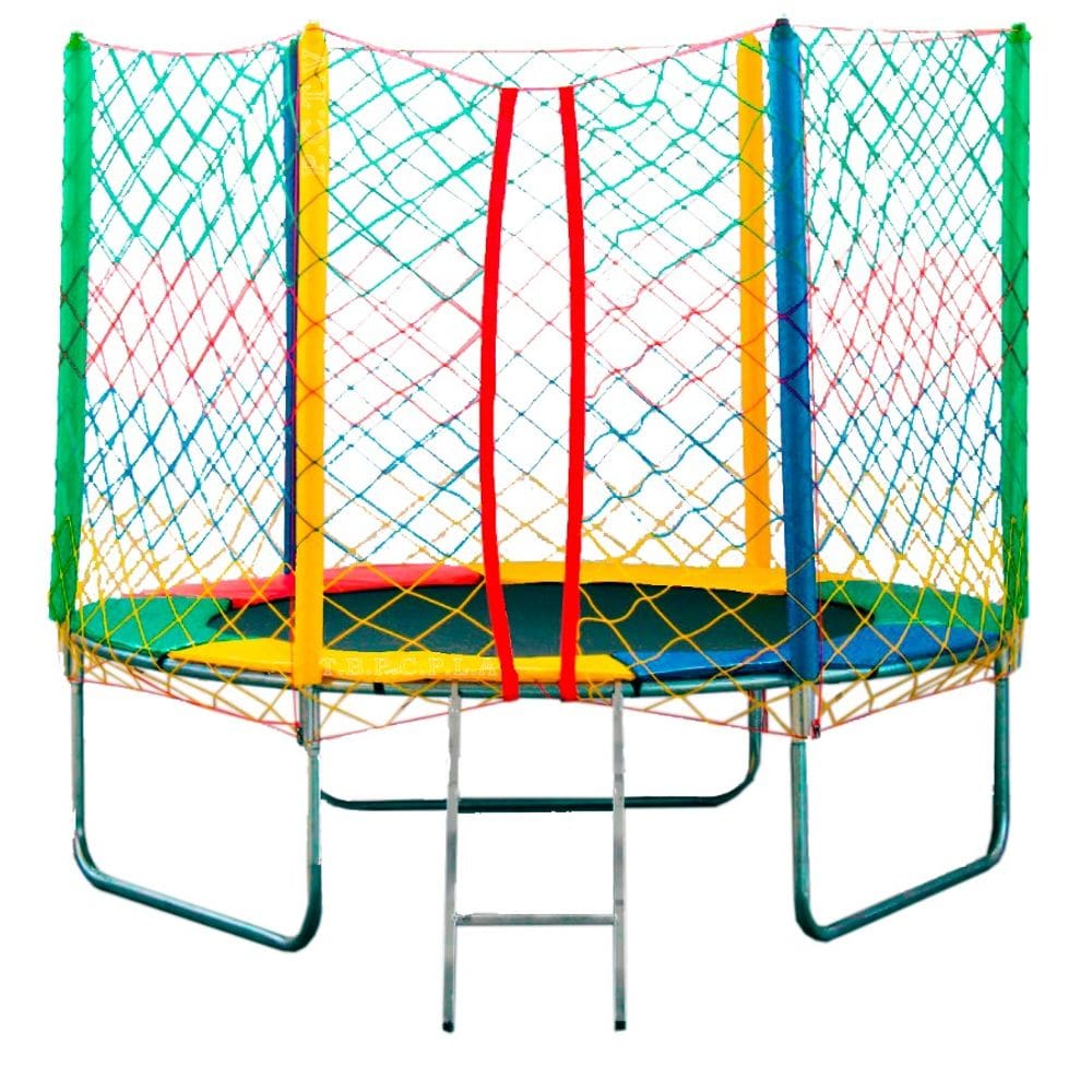 Cama Elástica Pula Pula 1,83 - Suporta 130Kg - REDE COLORIDA.