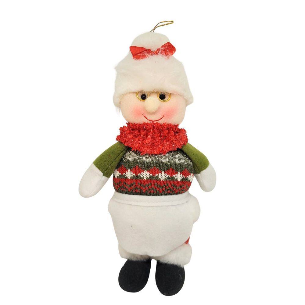 Mamãe Noel Pelúcia Pendente 30cm Gorro Crochê Plus - Master Christmas