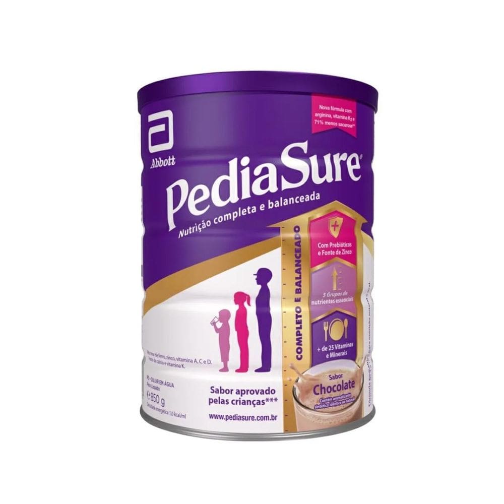 Pediasure Nutrição Completa E Balanceada Sabor Chocolate