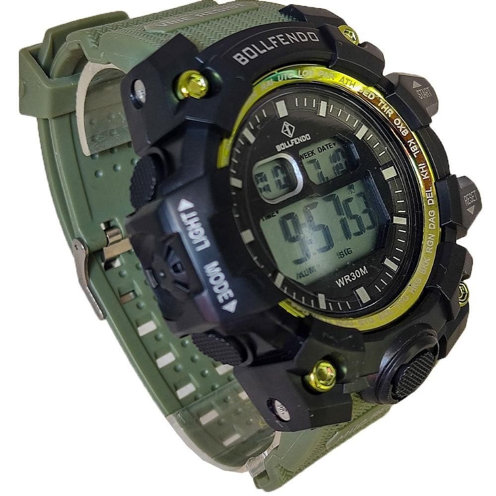 Relogio Militar Tiktok Digital Masculino Estudante Moda 2025