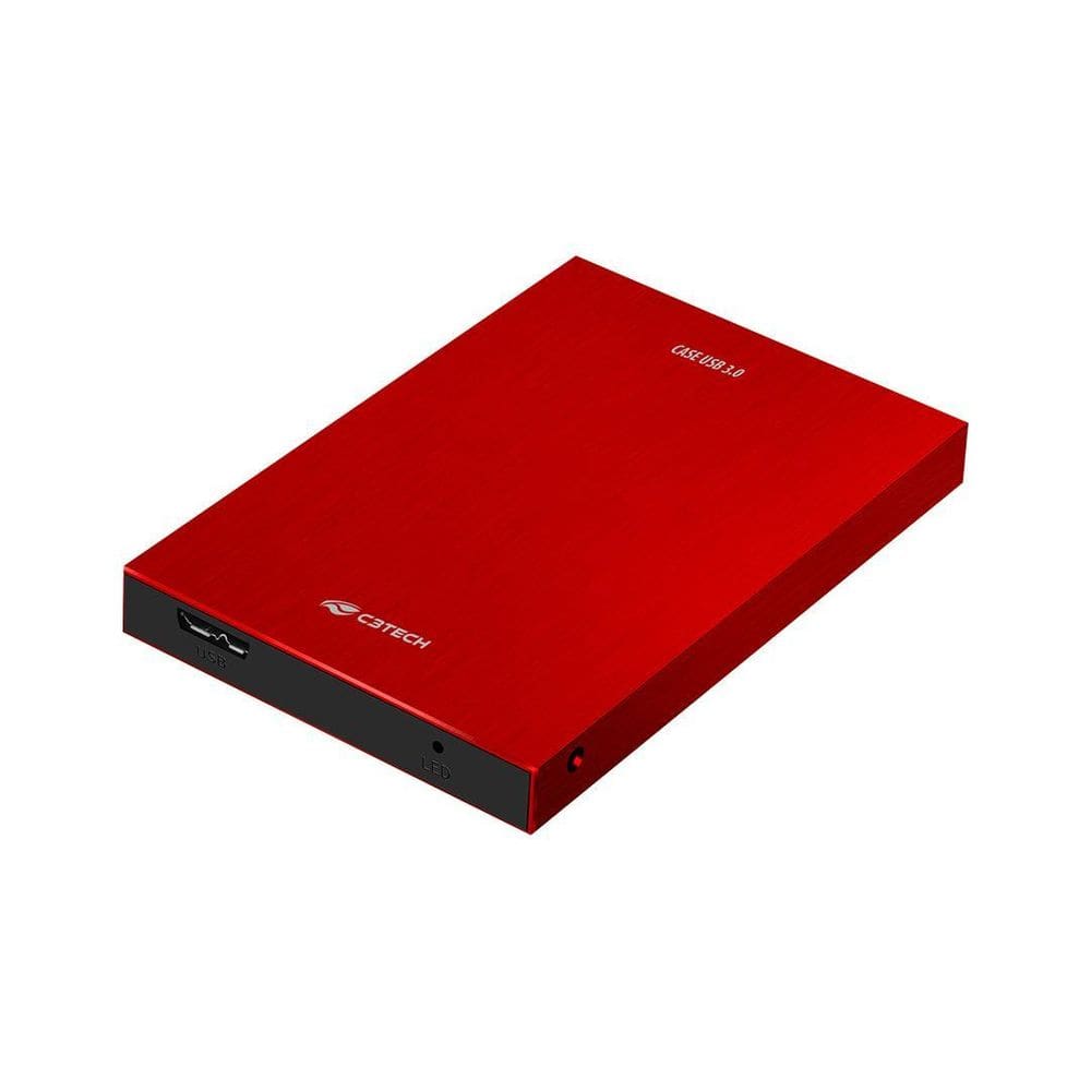 Gaveta Para Hd Externo 2,5 Usb 3.0 Ch-400Rd C3Tech