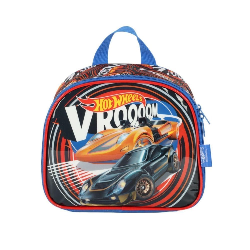 Lancheira Térmica Vermelha Hot Wheel Escolar Masculina
