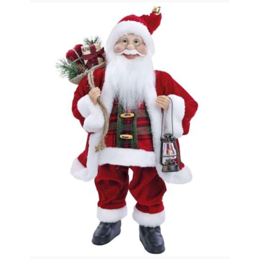 Papai Noel Decorativo 45Cm C/Saco De Presente 1108006 Cromus