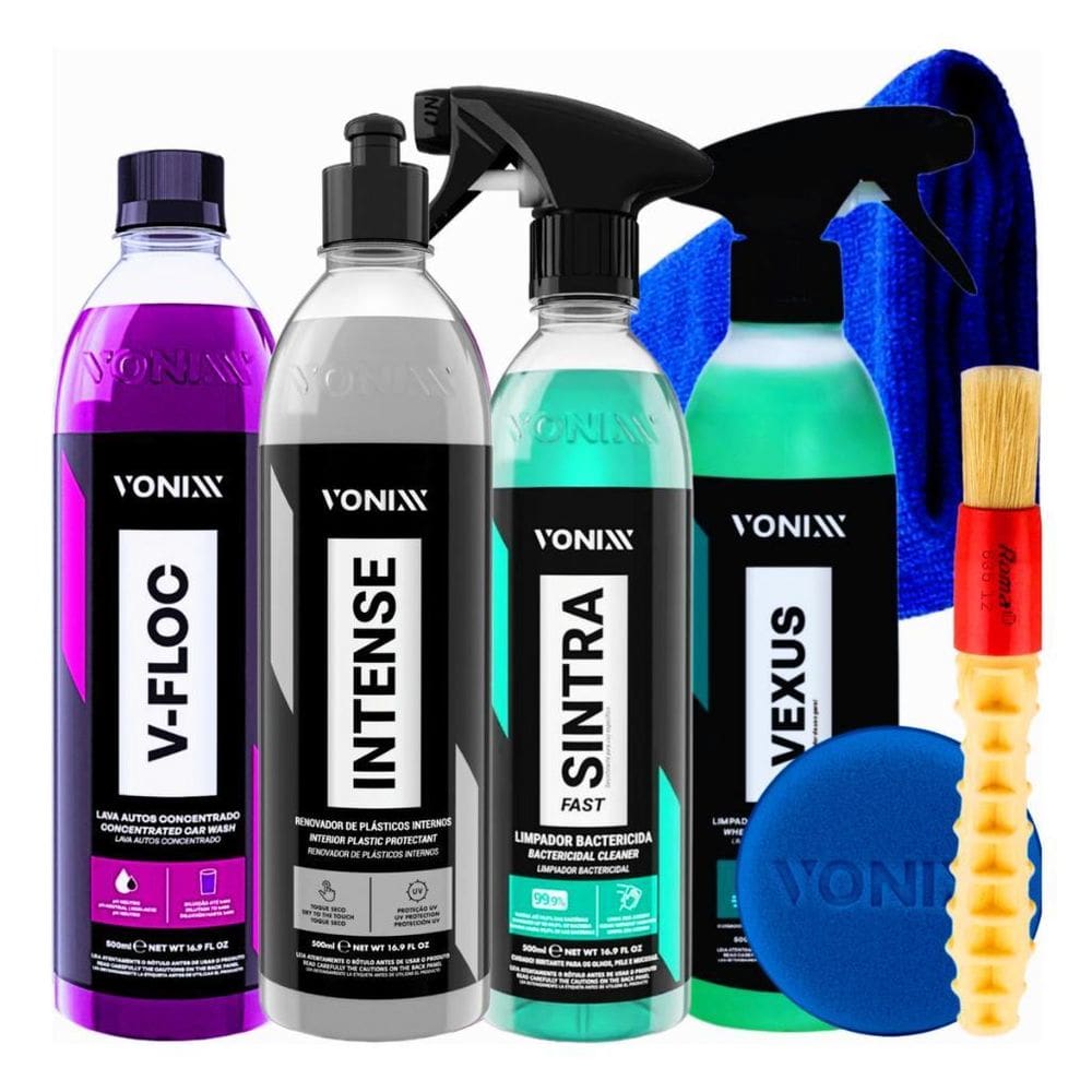 Kit Lavagem Automotiva V-Floc Blend Sintra Intense Vonixx