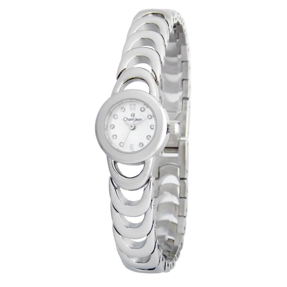 Relógio Champion Feminino Ref: Cf24484Q Bracelete Prateado