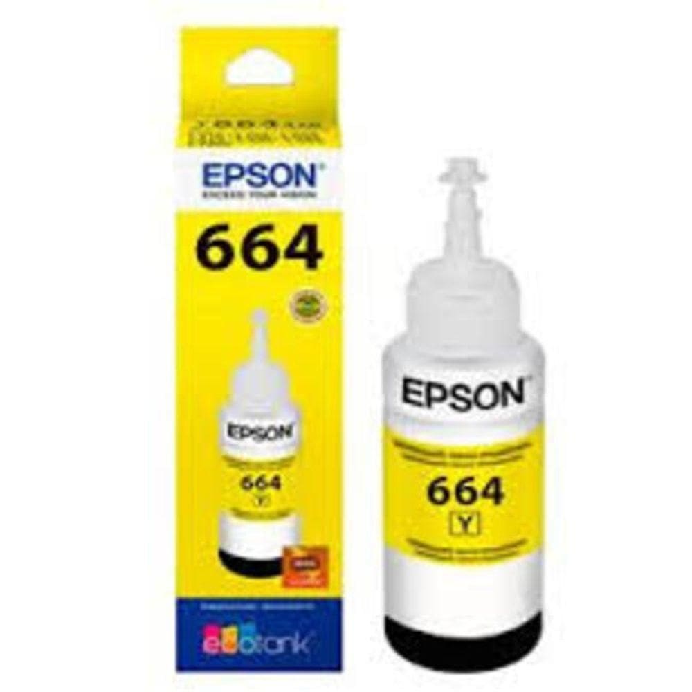 Refil Tinta Epson T664420al Amarelo