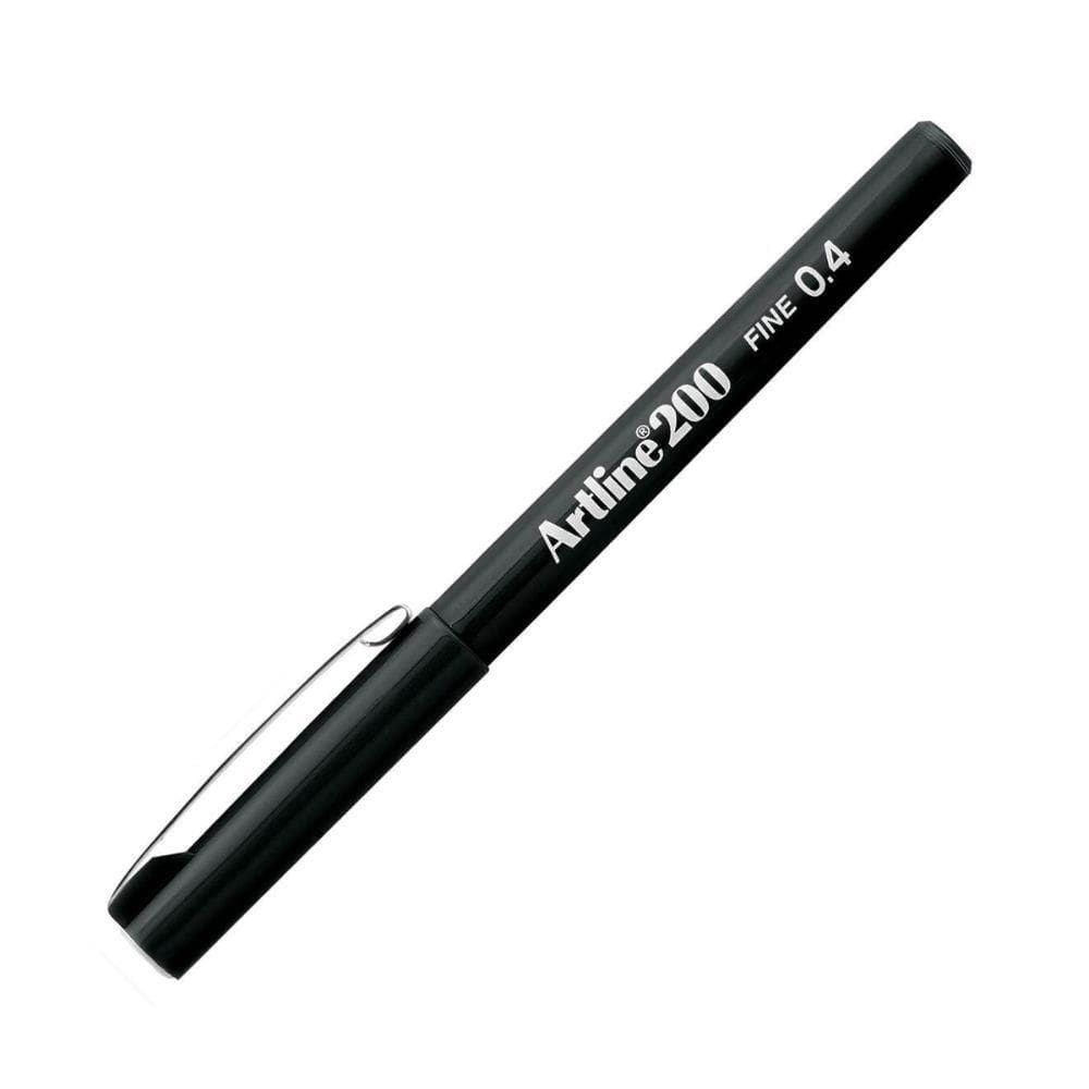Caneta Fine Pen 0.4mm Artline 200 Tilibra Preto