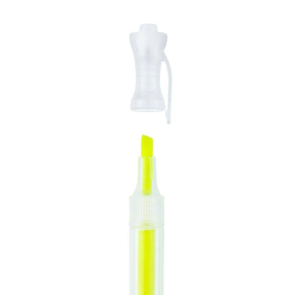 Marca Texto Fluorescente Transparente Brw Amarelo
