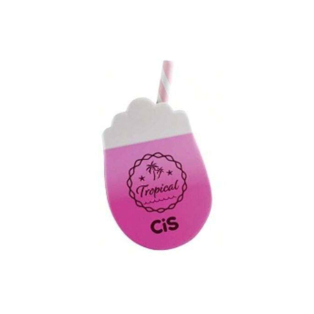 Borracha Escolar Fantasia Tropical Cis Rosa