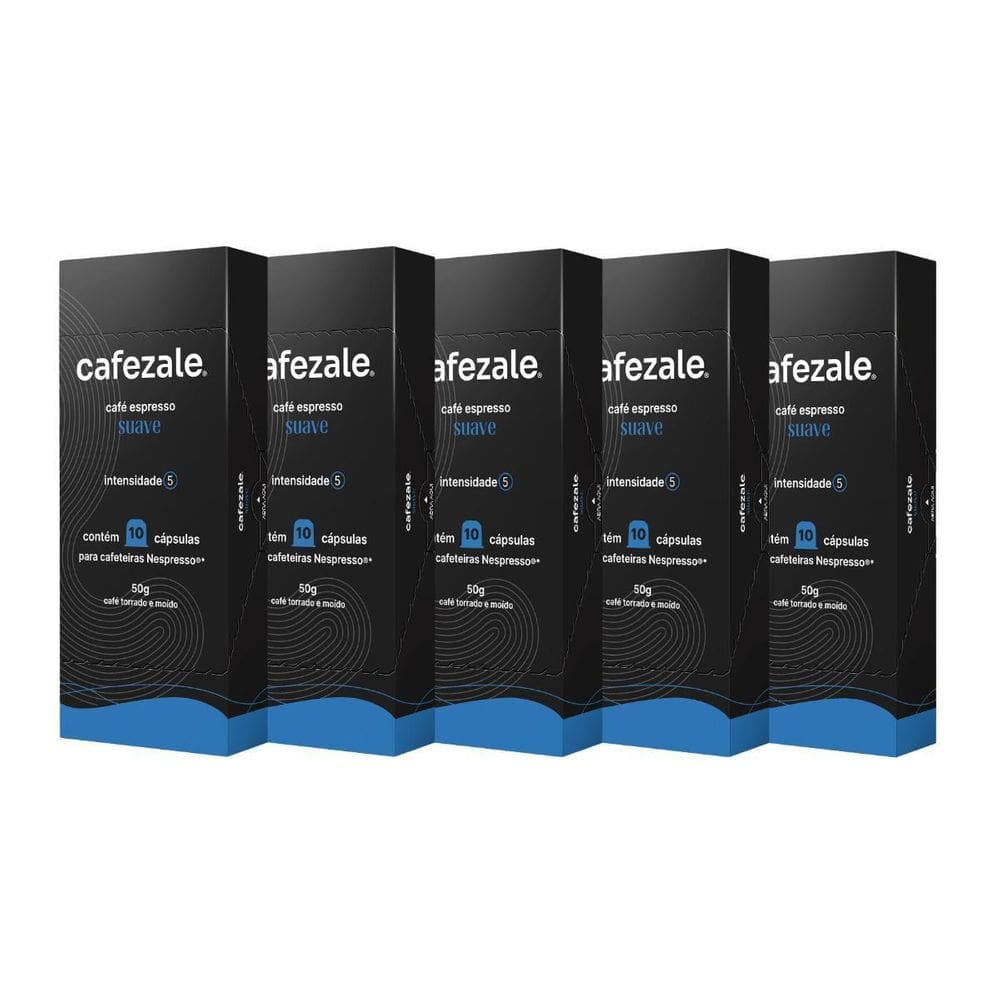 50 Cápsulas Compatíveis Nespresso Café Suave