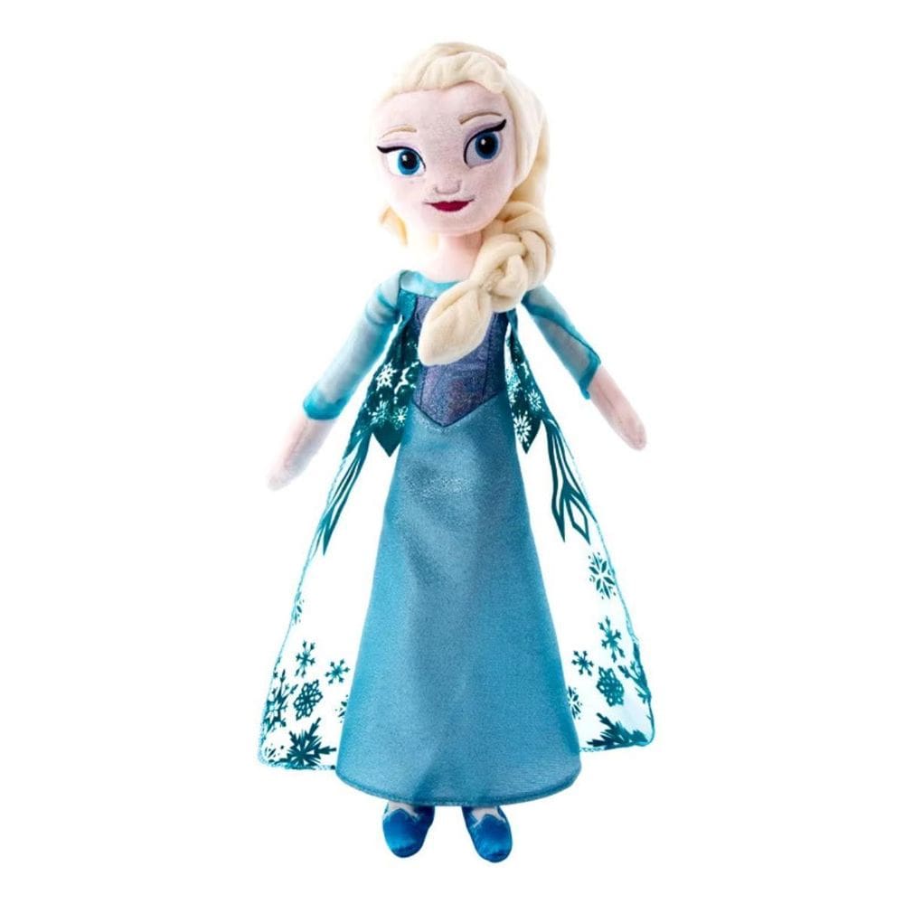 Boneca De Pelúcia Fofinha Frozen - Elsa 40 Cm Desenho Disney