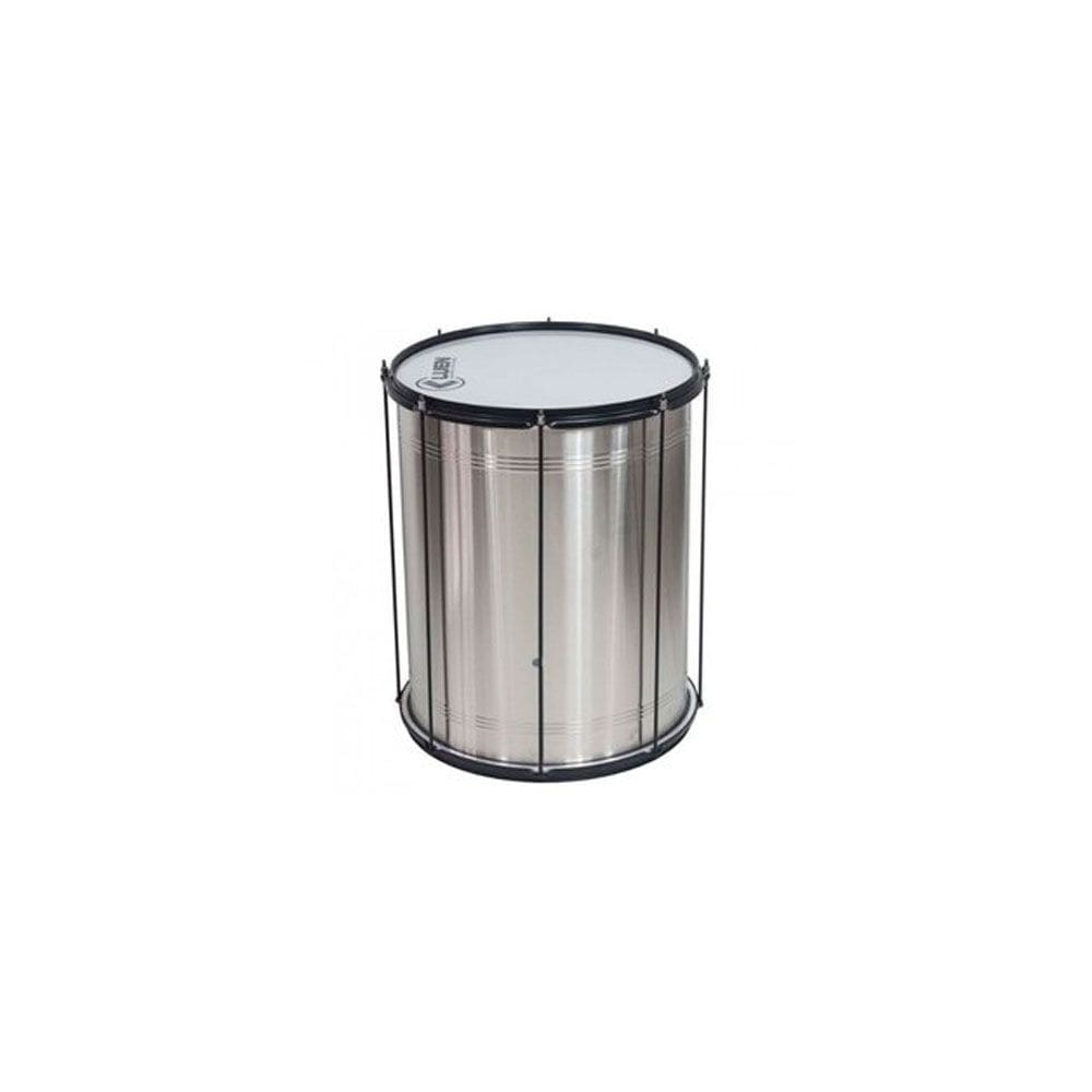 Surdo Luen 60X14 Alumínio Chapa Escovada Aro Preto
